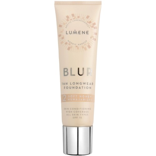 Foundation Blur16h Longwear nr 2 Soft Honey SPF15 30ml Lumene