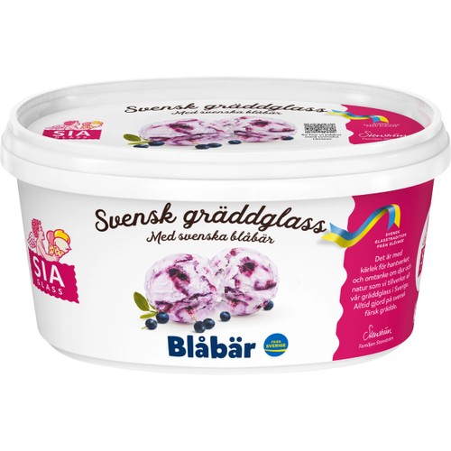 Blåbärsglass 500ml SIA GLASS