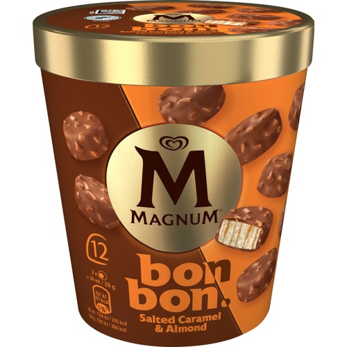 Glass Bonbon salted caramel & almond 204 Milliliter Magnum