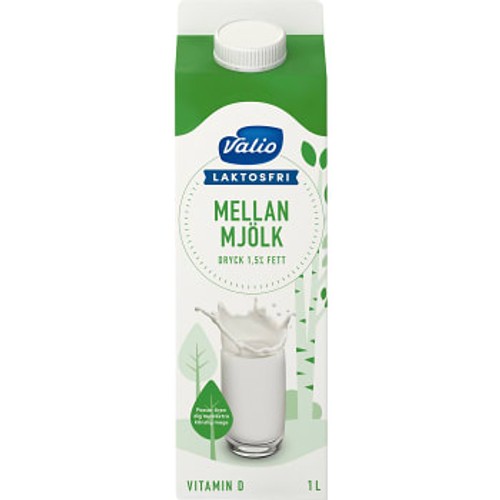 Mellanmjölkdryck Laktosfri 1l Valio Eila