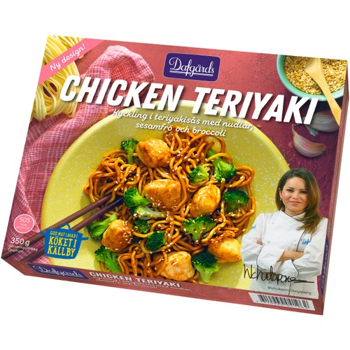 Chicken teriyaki 350g Dafgårds