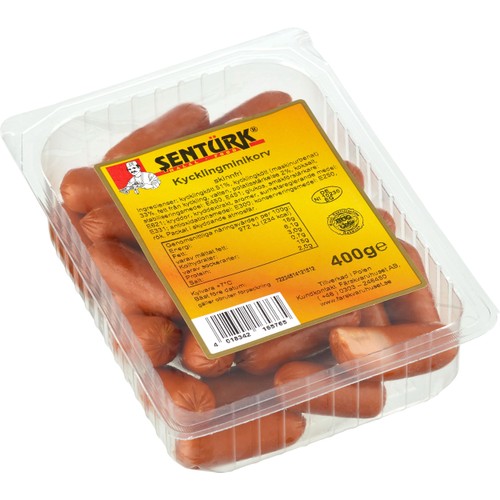 Kycklingminikorv skinnfri 400g Sentürk