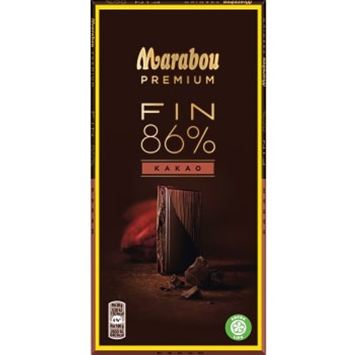 Chokladkaka Premium 86% kakao Dark 100g Marabou