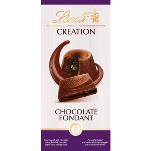 Chokladkaka Creation Fondante Mjölkchoklad 150g Lindt