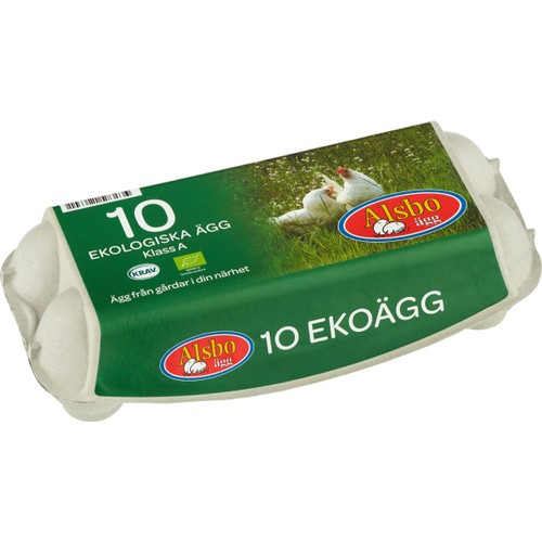 Ägg M/L 10-pack Alsbo Ägg