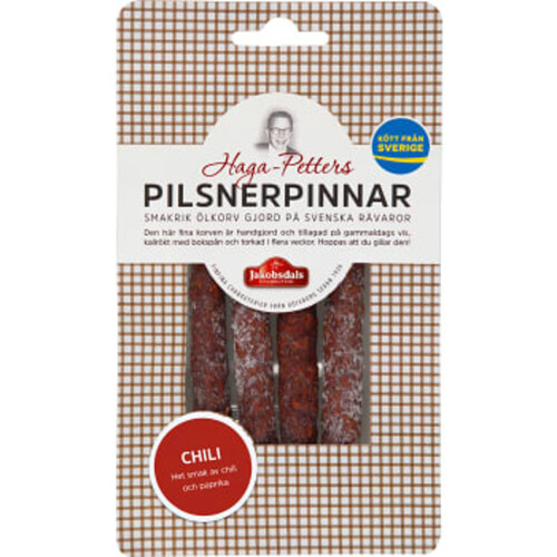 Pilsnerpinnar Chili 80g Jakobsdals