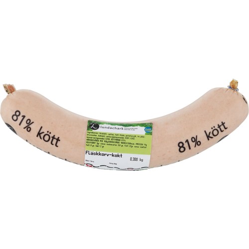 Fläskkorv Kokt 300g Lundachark