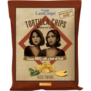 Tortilla Chips Green BBQ fruit 120g LantChips