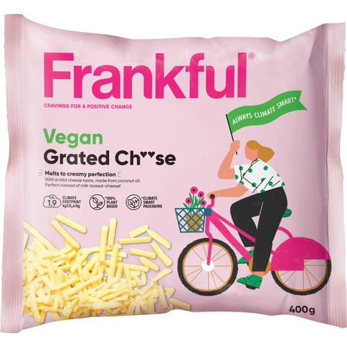 Riven Ost Vegansk Fryst 400g Frankful