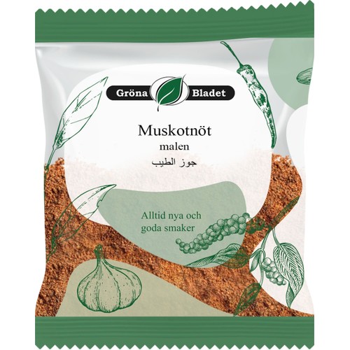 Muskotnöt Malen 40g Gröna Bladet