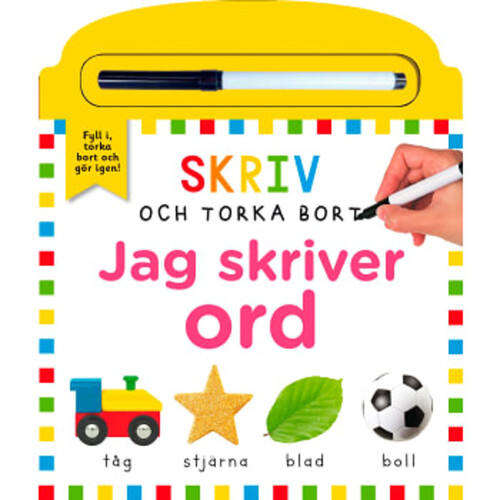 Skriv och torka bort - Jag skriver ord