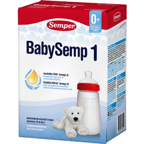 Modersmjölksersättning BabySemp 1 800g Semper