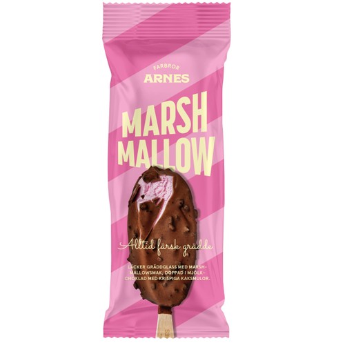 Glass Farbror Arnes Marshmallow 1-p Triumf Glass