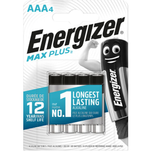 Batteri Max Plus AAA 4-p Energizer