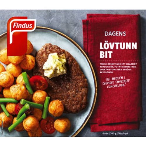 Lövtunn bit Måltid Fryst 340g Findus