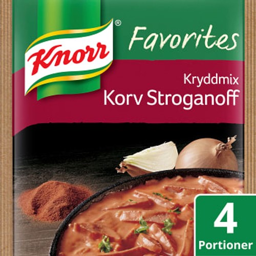 Korv Stroganoff Kryddmix 50g Knorr