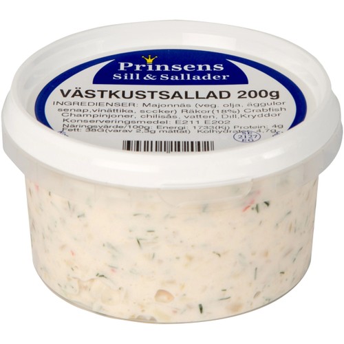 Västkustsallad 200g Prinsens Sill & Sallader