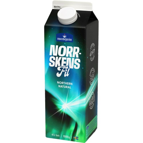Norrskensfil Northern Natural 4% 1000g Norrmejerier