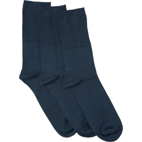 Socka ROM ribb 3p Blå 40/43 mywear