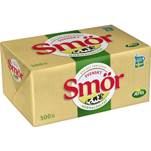 Smör Normalsaltat 82% 500g Svenskt smör