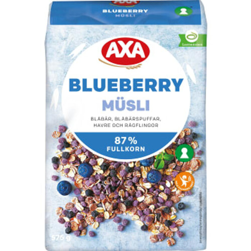Müsli Blueberry 575g AXA
