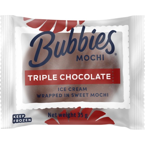 Glass Mochi Trippel Choklad 35g Bubbies