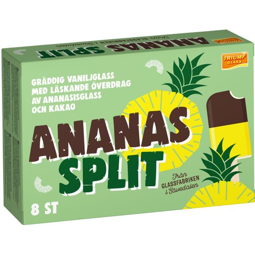 Glasspinne Ananas split 8-p Triumf Glass