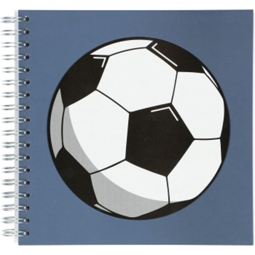 Spiralblock Fotboll kvadrat