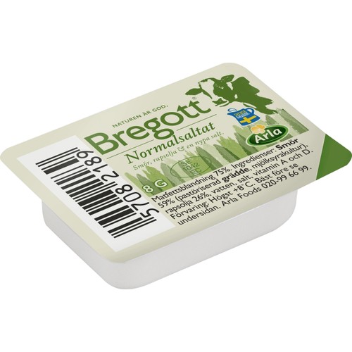 Smör & Raps Normalsaltat portion 75% 8g Bregott