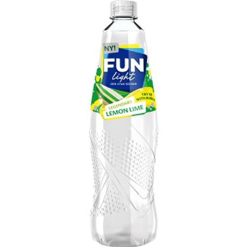 Lightdryck Legendary Lemon Lime Sockerfri 1l Fun Light