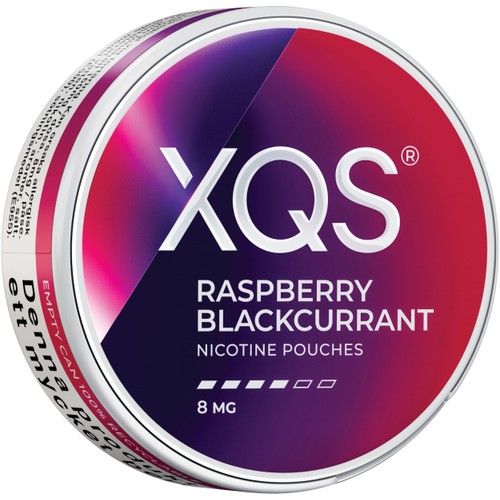 XQS Rasberry Blackcurrant 8mg 10g