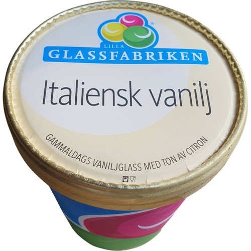 Glass Italiensk Vanilj 550ml Lilla Glassfabriken