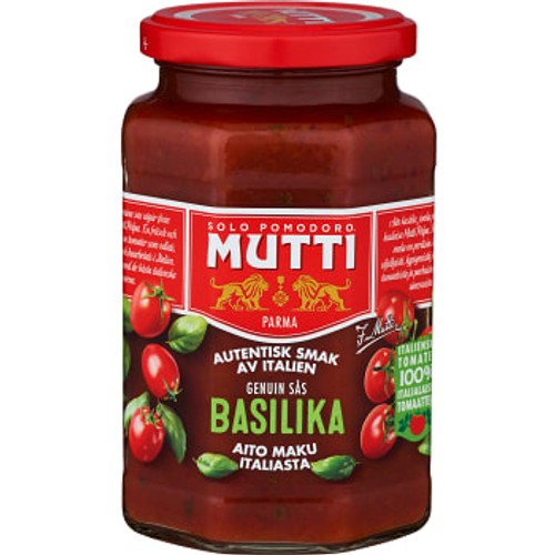Tomatsås Basilika 400g Mutti