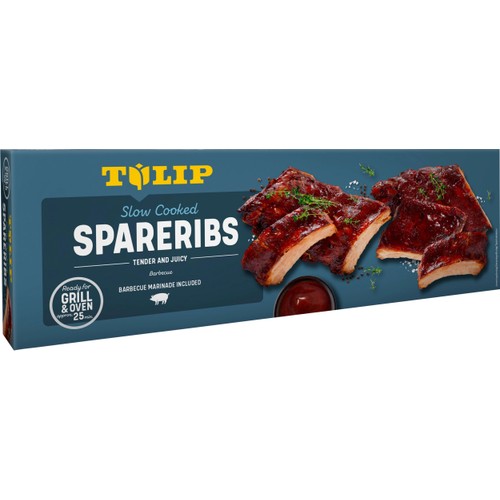 Spareribs med BBQ 500g Tulip