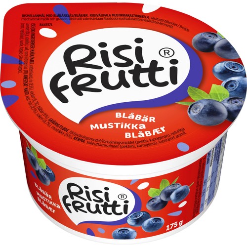 Mellanmål Blåbär 175g Risifrutti