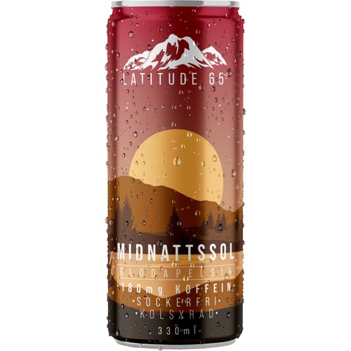 Energidryck Midnattssol 33cl Latitude 65
