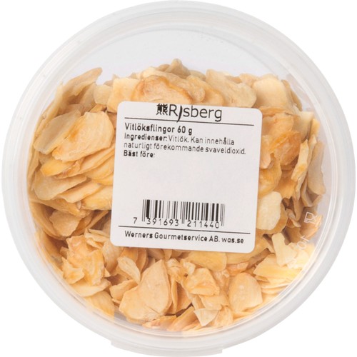 Vitlöksflingor 60g Risberg