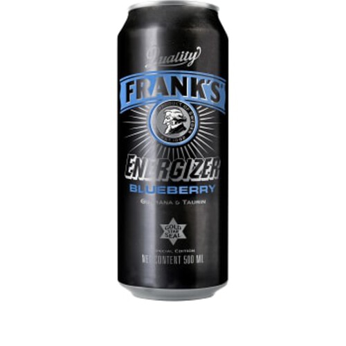 Energidryck Energizer Blueberry 50cl Frank´s