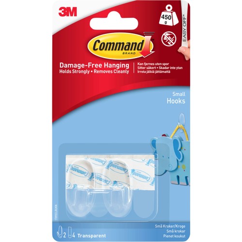 Krok 4cm hög Transparent 2-p Command