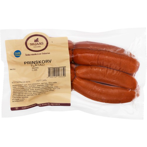 Prinskorv ca 300g siljans chark