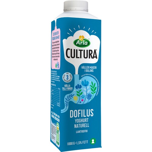 Yoghurt Dofilus Naturell 1,5% Laktosfri 1000g Arla Cultura®