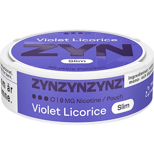 Violet/Licorice Slim S3 14.3 Gram Zyn