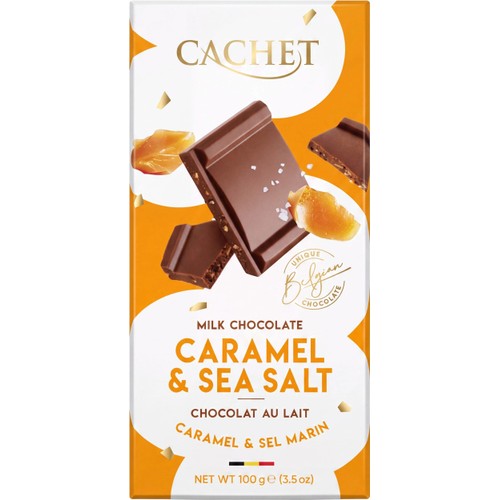 Mjölkchoklad Caramel & Sea Salt 100g Cachet