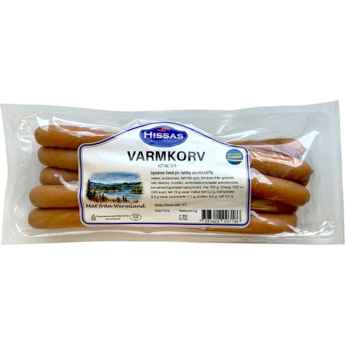 Varmkorv 700g Hissas Basturökeri
