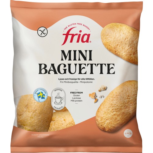 Minibaguette Glutenfri Mjölkfri Fryst 240g Fria