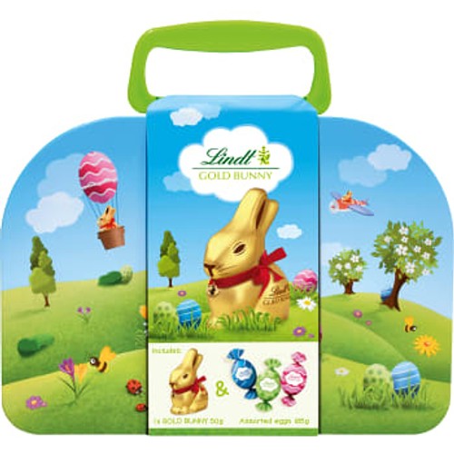 Chokladägg GOLD BUNNY Kids Suitcase 235g Lindt