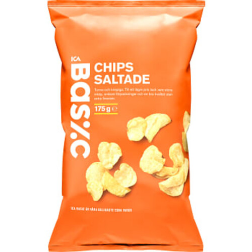 Chips saltade 175g ICA Basic