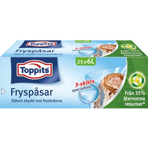 Fryspåsar 25-p 6l Toppits