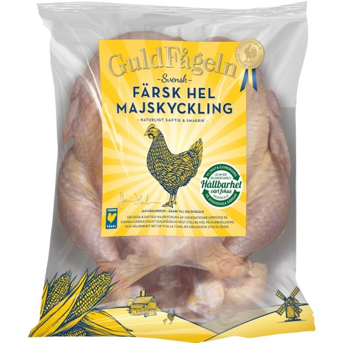 Majskyckling Färsk Hel ca 1,3kg Guldfågeln