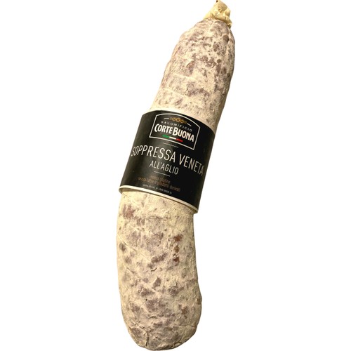 Salami Soppressa Veneta Med Vitlök ca 100g Corte Buona
